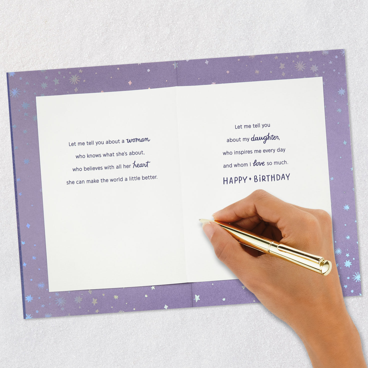 A Woman Who Makes the World Better Birthday Card for Daughter for only USD 6.59 | Hallmark