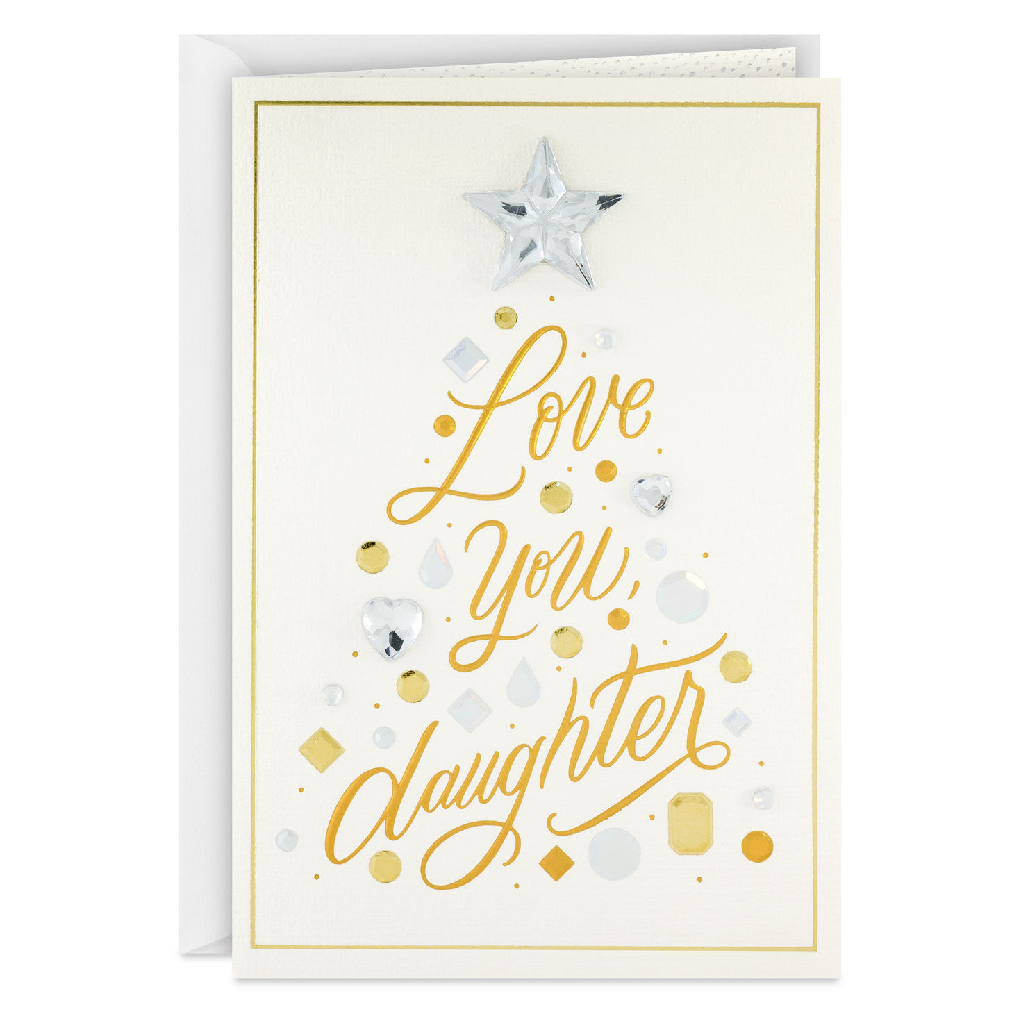 You Decorate Our Lives Christmas Card for Daughter