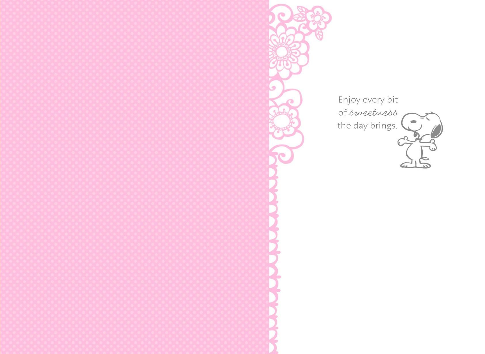 Enjoy the Day, Granddaughter Peanuts® Birthday Card