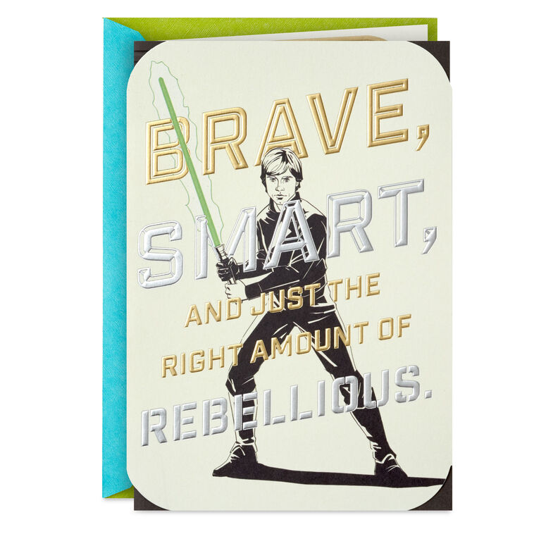 Star Wars™ A Force to Be Reckoned With Birthday Card for Son