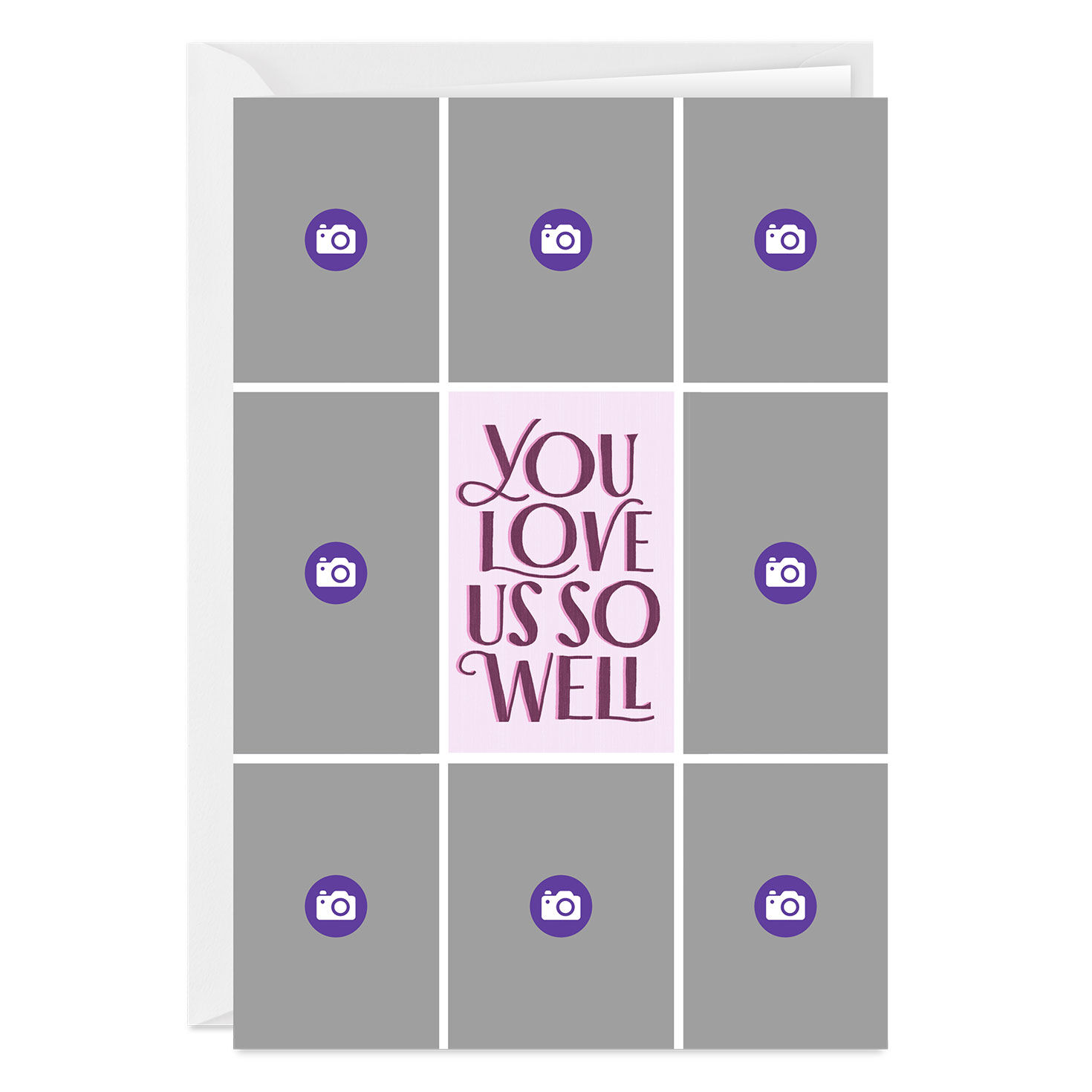 Photo Collage Personalized Mother's Day Card Card Front indicating personalization image number 3