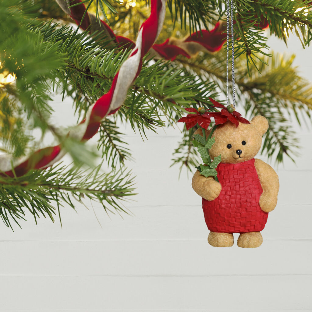 Mary Hamilton's Bears Pretty Poinsettia Ornament Mary Hamilton's Bears Pretty Poinsettia Ornament ...