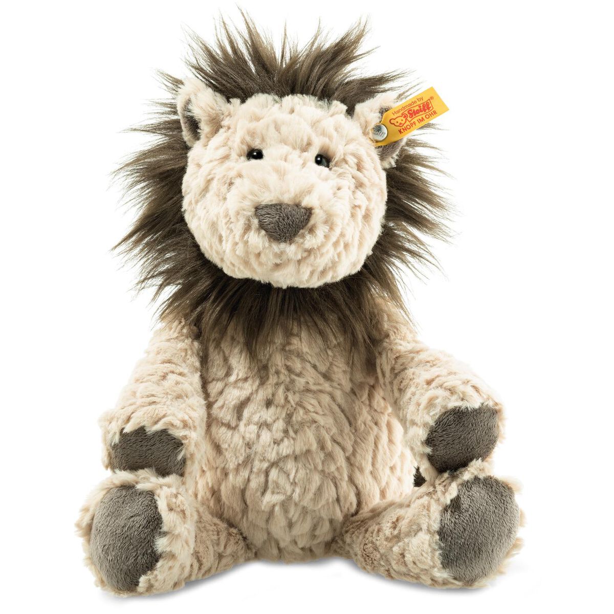 Steiff Medium Lionel Lion Stuffed Animal, 12" Classic