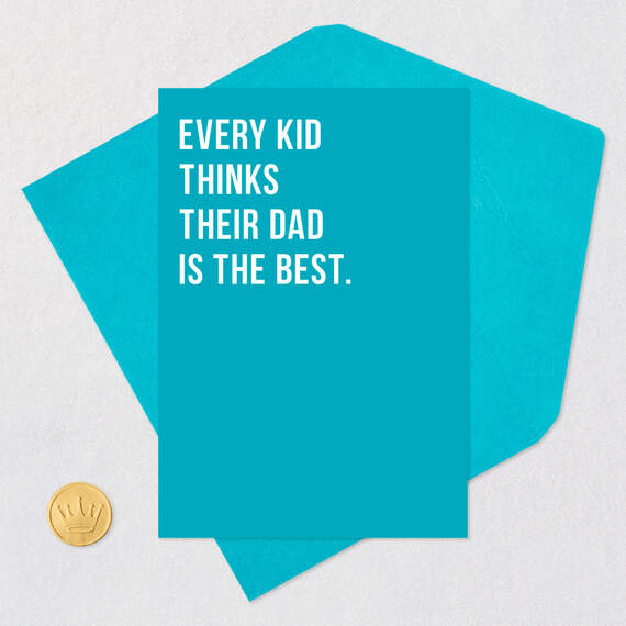 Other Kids Are Dumb Funny Father's Day Card for Dad, , large image number 5