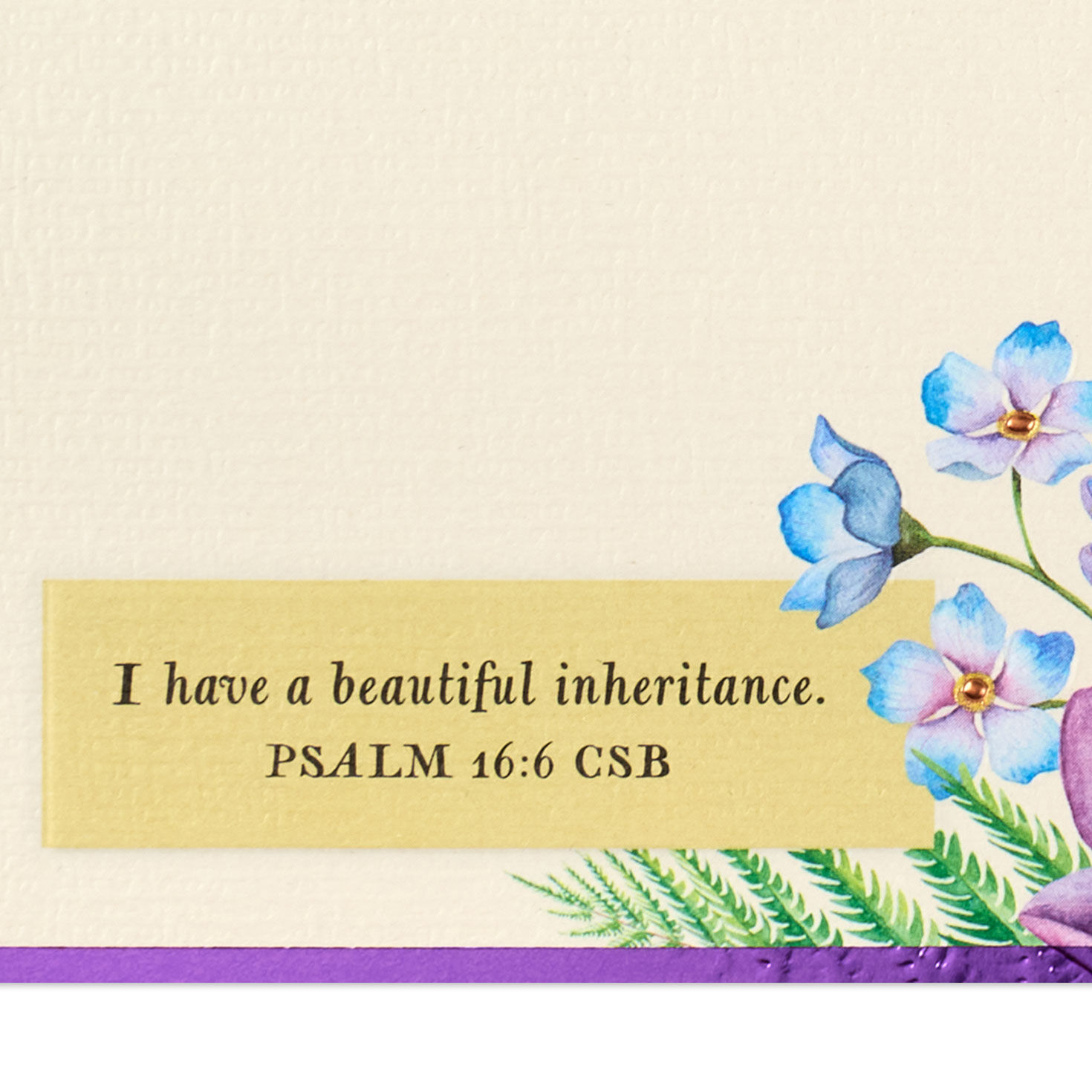 Vintage Flowers Religious Mother's Day Card for Mom scripture image number 4