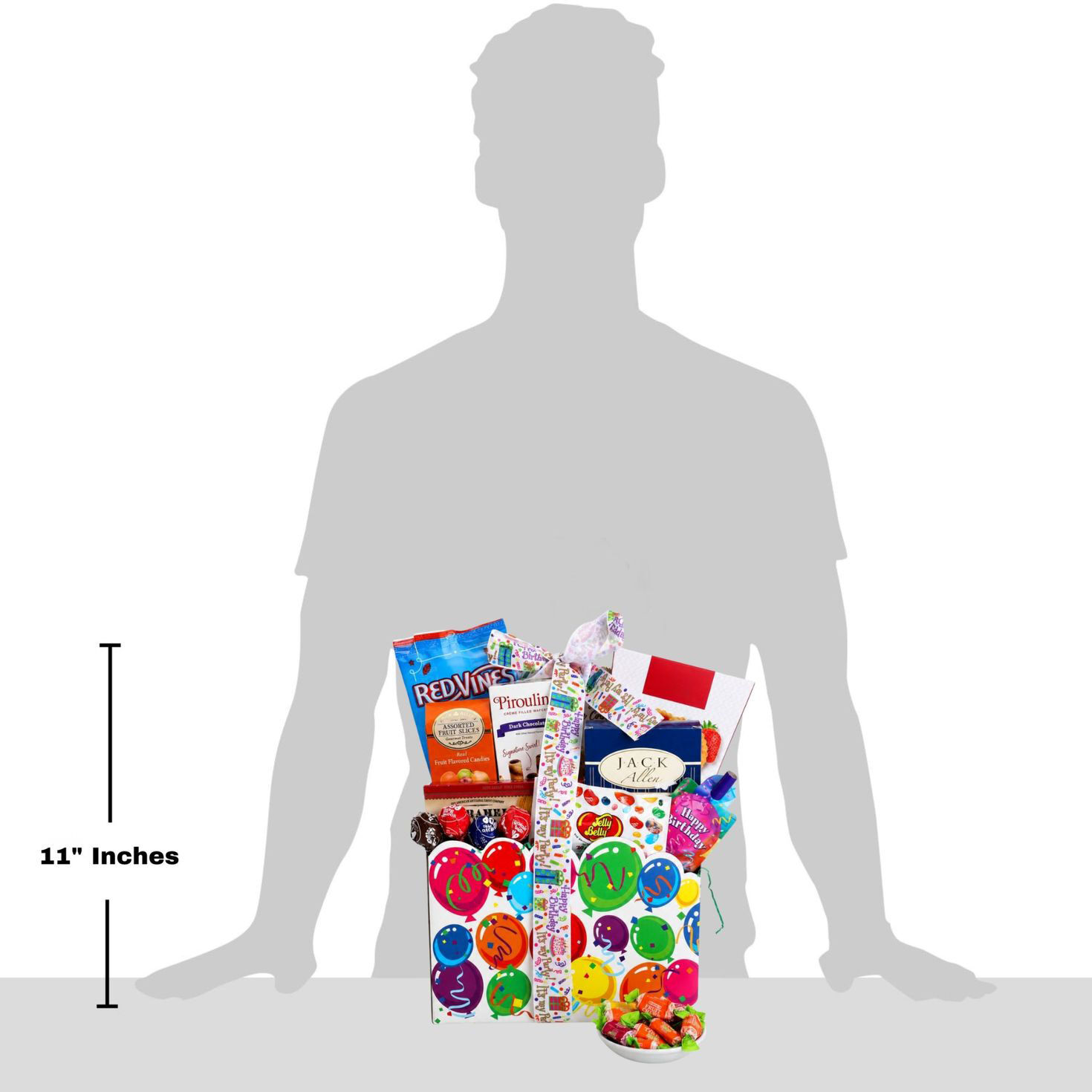 Let&rsquo;s Celebrate! Birthday Gift Basket measurement image number 4
