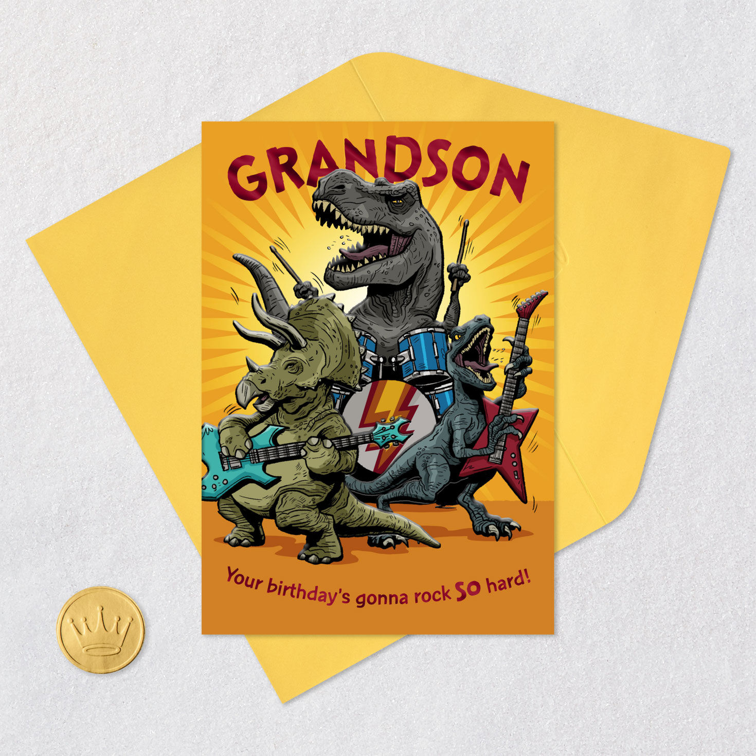Rock Out Birthday Card for Grandson for only USD 2.99 | Hallmark