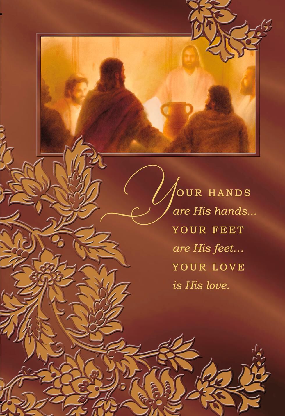 Last Supper Clergy Appreciation Card