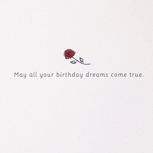 Disney Princess Belle Dreams Come True Birthday Card, 