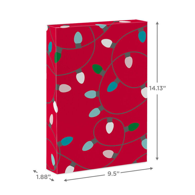 Colorful Christmas Assorted Medium Gift Box Bundle measurement image number 3