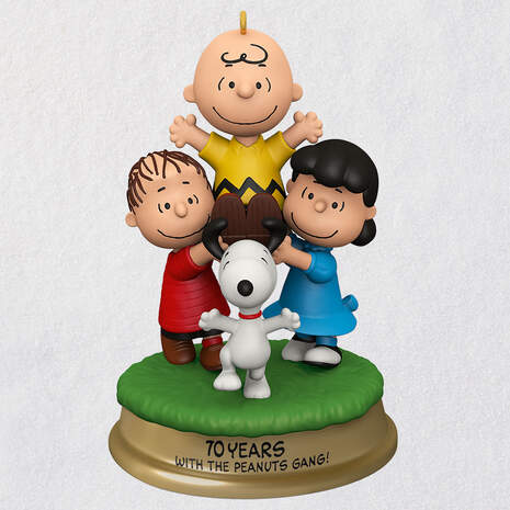 The Peanuts® Gang You're a Good Man, Charlie Brown! Ornament With Sound, , large