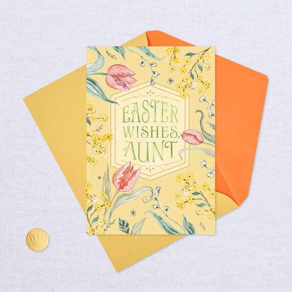 Warm and Bright Wishes Easter Card for Aunt, , large image number 5
