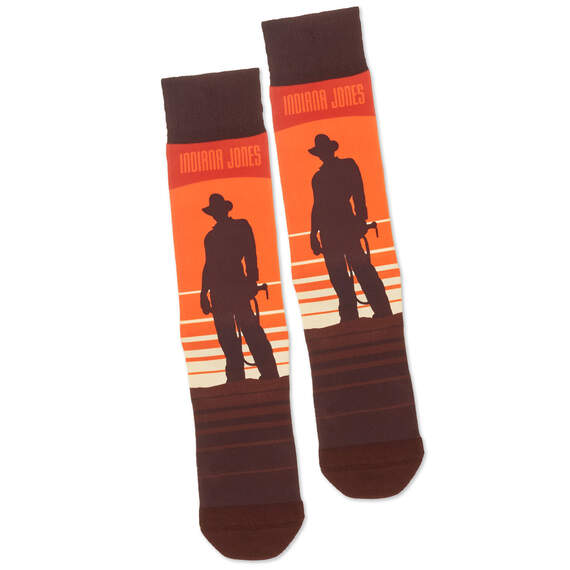 Indiana Jones™ Indy Silhouette Novelty Crew Socks, , large image number 2