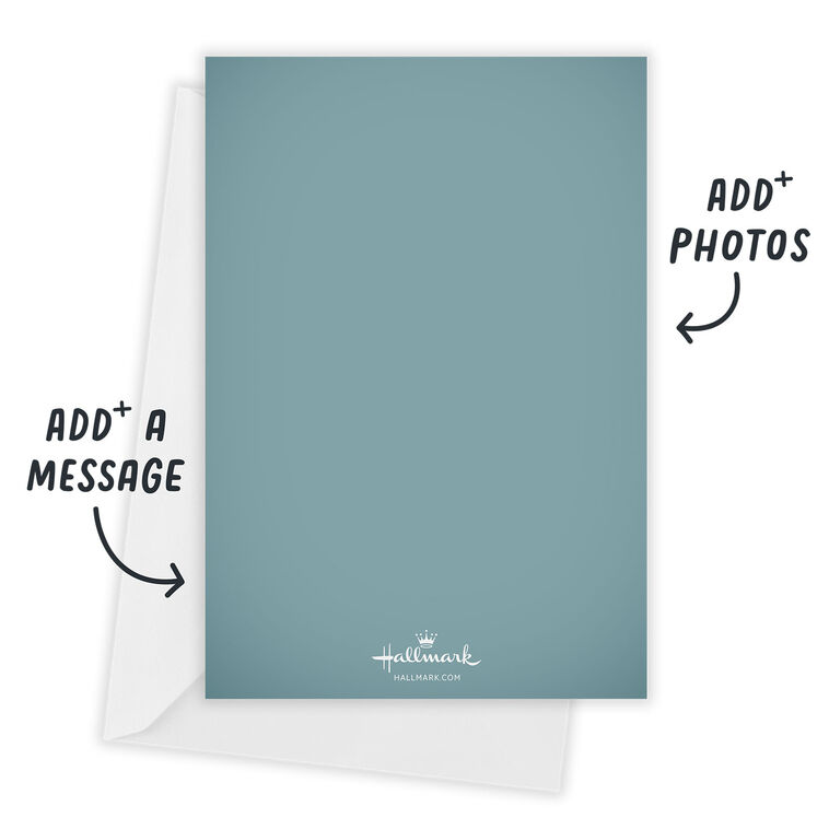 Elegant Burst Flat New Year Photo Card, , large image number 3