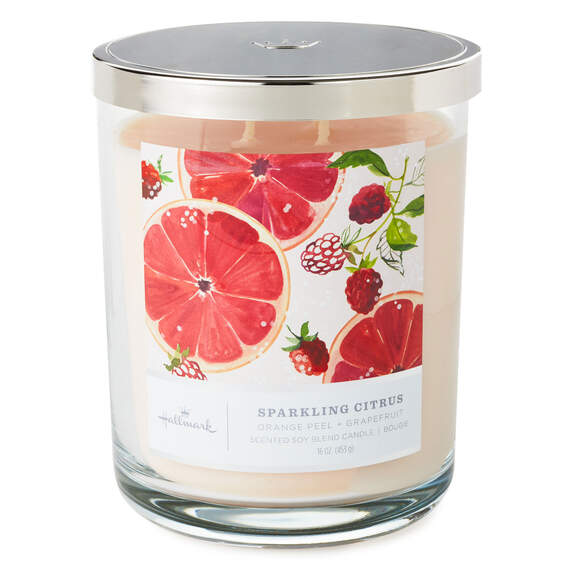 Sparkling Citrus 3-Wick Jar Candle, 16 oz., , large image number 1