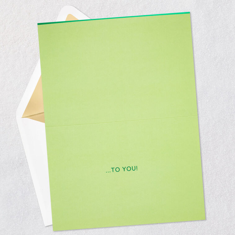 Shamrock Confetti St. Patrick's Day Card, , large image number 3