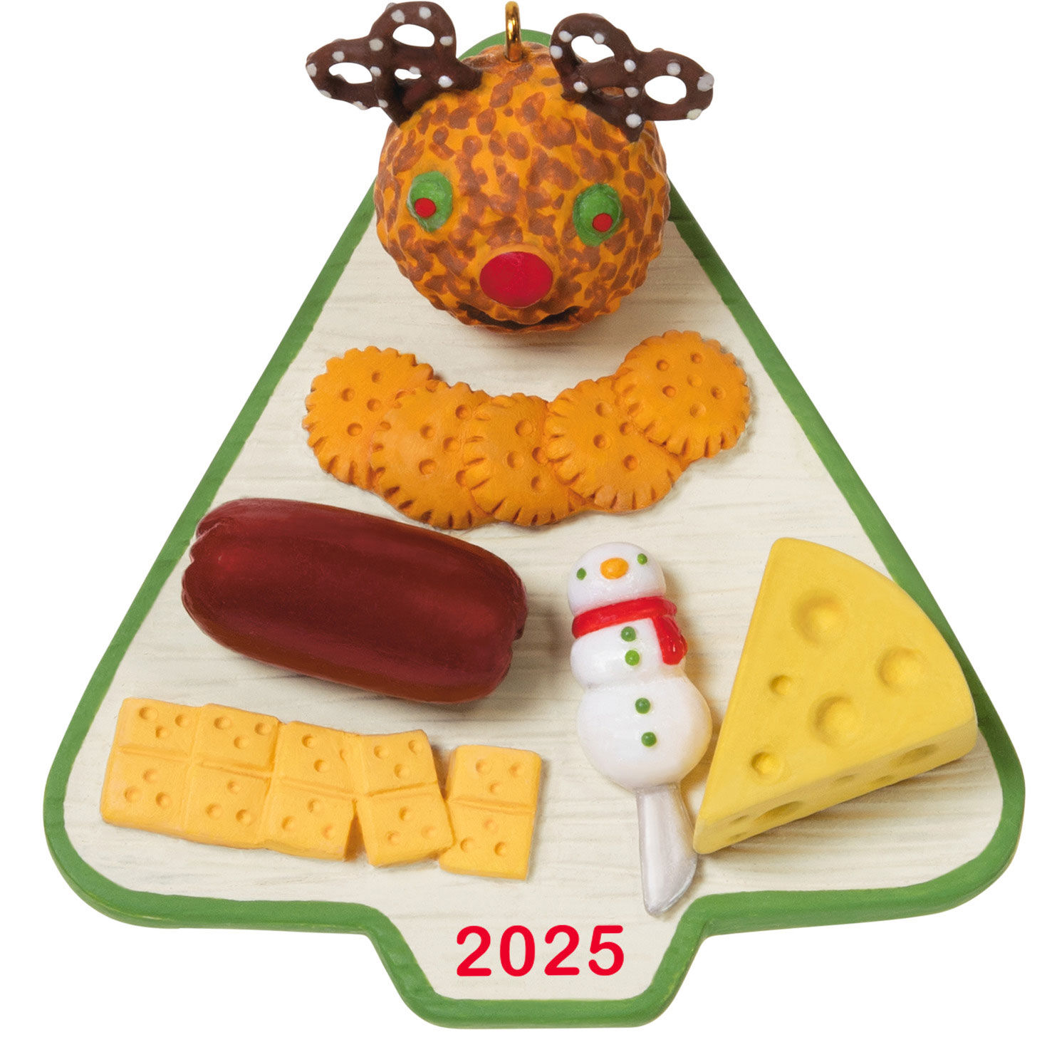 Holiday Charcuterie Board Keepsake Ornament closeup view image number 5