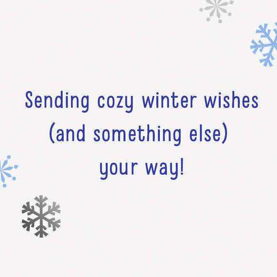 Cozy Winter Wishes Venmo Holiday Card, , large image number 2