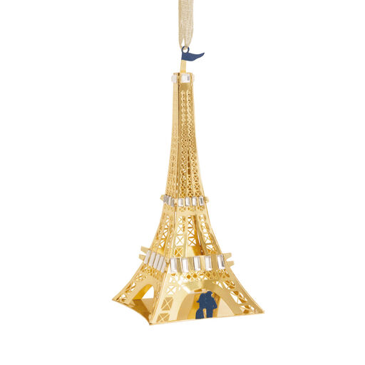 Eiffel Tower Premium Metal Hallmark Ornament, 