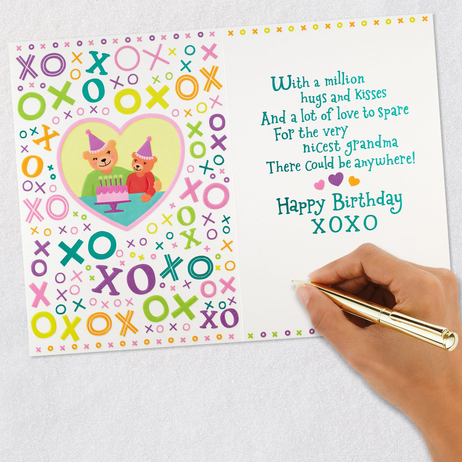 Hugs and Kisses Birthday Card for Grandma for only USD 4.99 | Hallmark