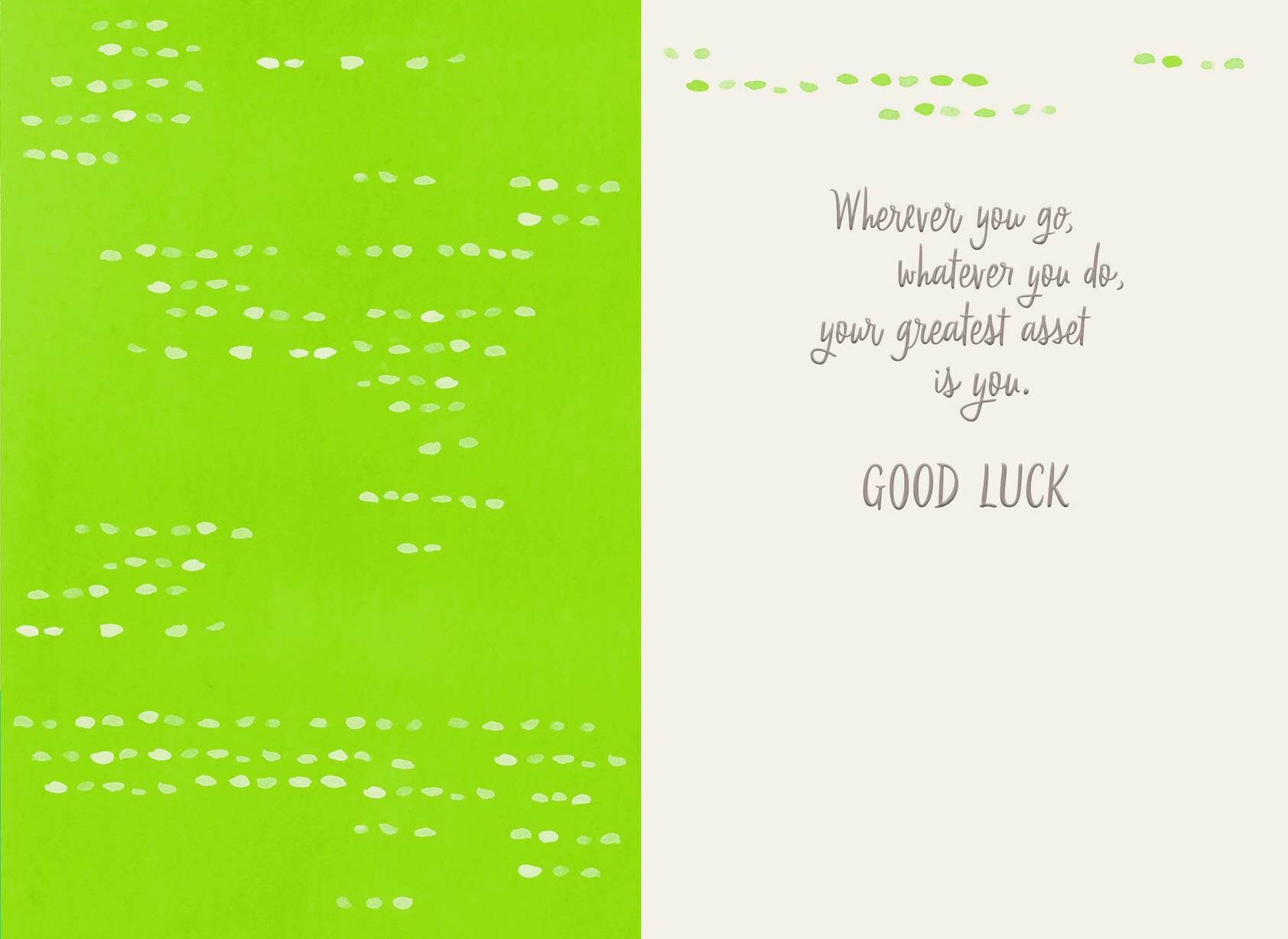 Starting Something New Congratulations Card