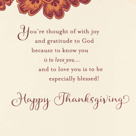 Your Caring Ways Religious Thanksgiving Card, , large image number 2