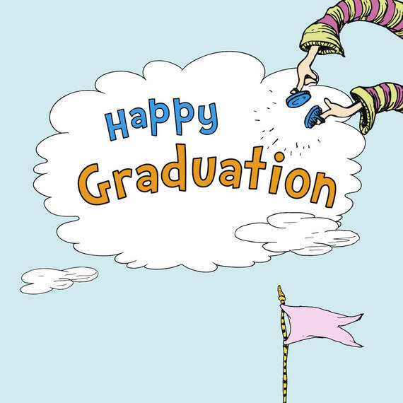 Dr. Seuss™ Oh, The Places You'll Go! Balloon Graduation Card, , large image number 2