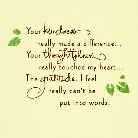 Your Kindness Really Made a Difference Thank-You Card, , large image number 2