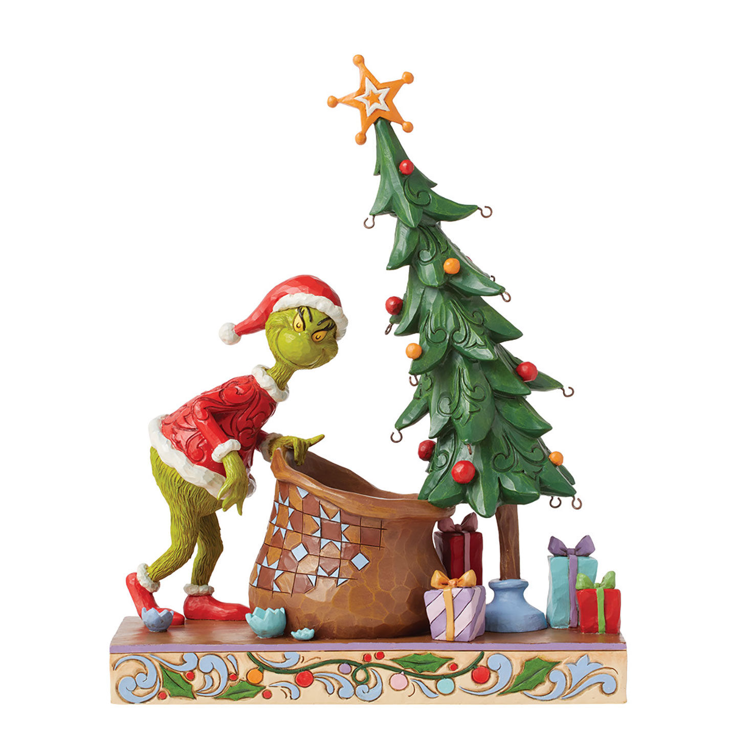 Jim Shore Dr. Seuss Grinch Hanging Ornaments Figurine, 12.5", , large image number 2