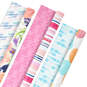 Watercolor Tones 3-Pack Reversible Wrapping Paper, 75 sq. ft. total, , large image number 1