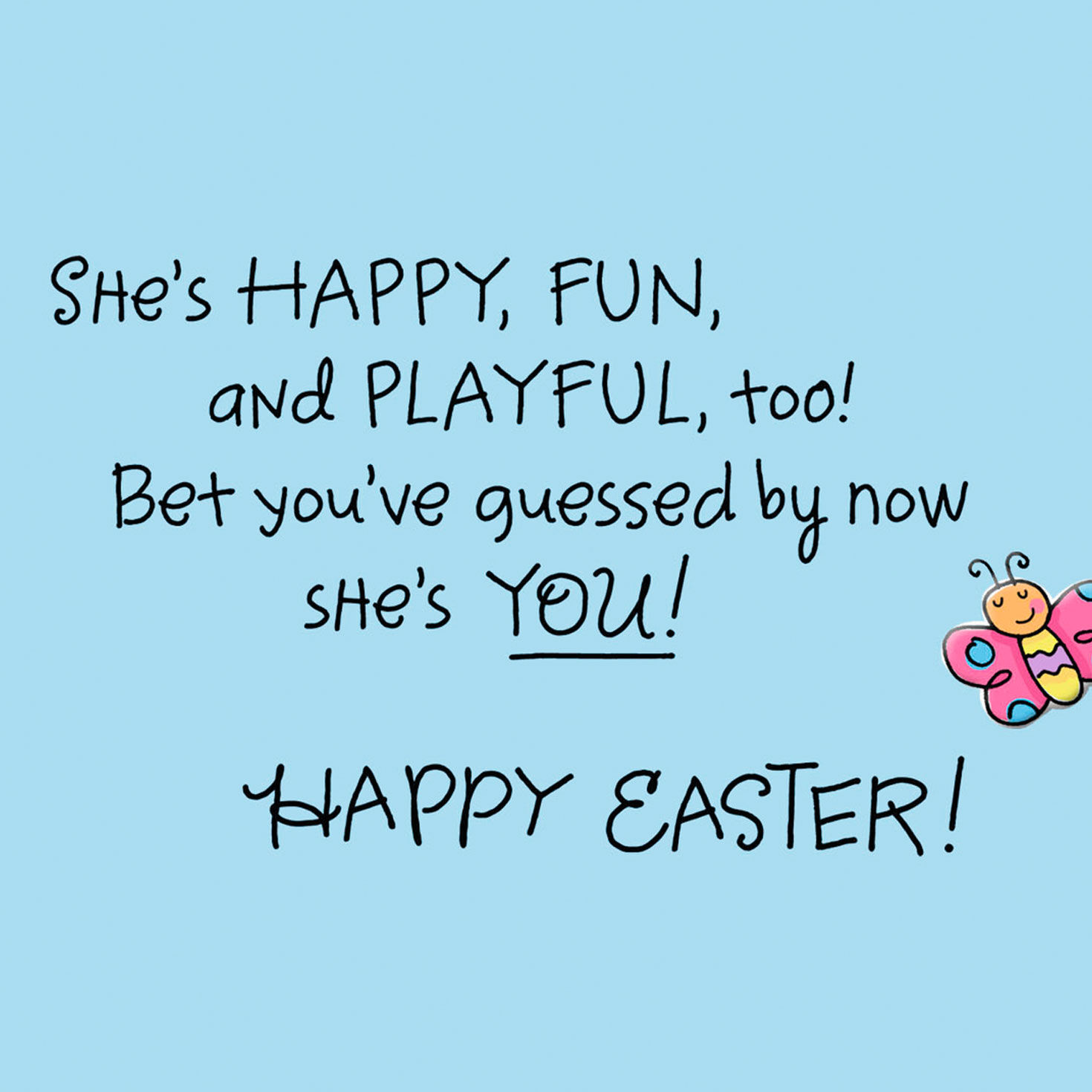 You're the Sweetest Girl Around Easter Card for Kids, , large image number 2