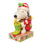 Jim Shore Peanuts Snoopy and Woodstock With Stocking Figurine, 7", , large image number 1