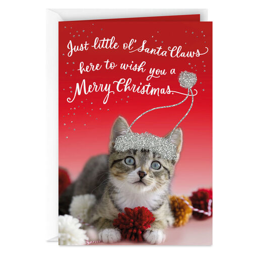 Meowy Christmas And Happy Mew Year Christmas Card From The Cat Greeting Cards Hallmark