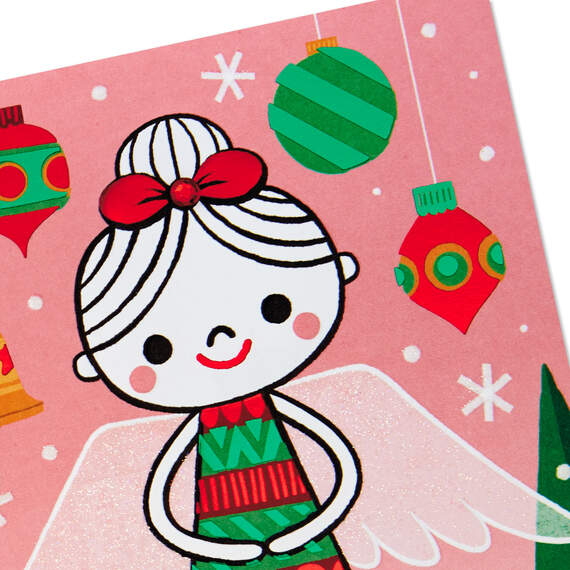 You're a Little Angel Christmas Card for Girl, , large image number 4