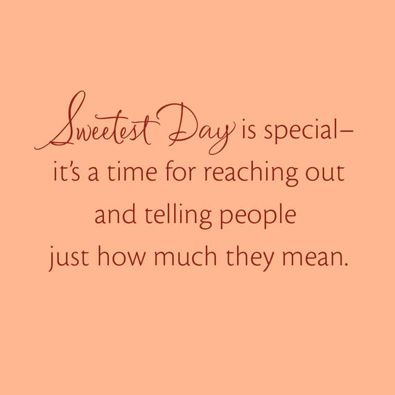You're Often Thought About Sweetest Day Card, , large image number 2