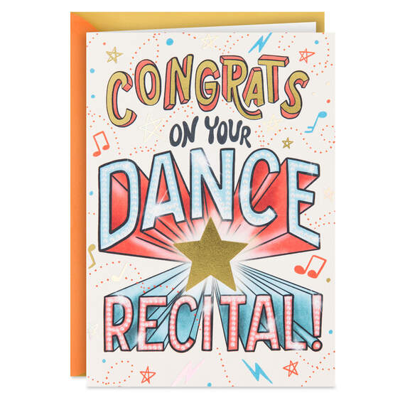 Your Amazing Performance Congratulations Card for Dance Recital, , large image number 1
