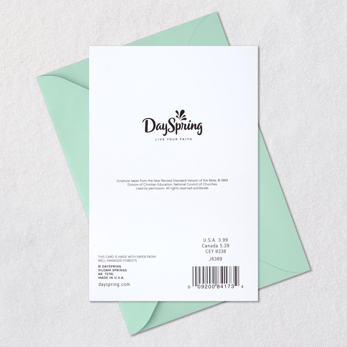 Flower Vase Religious Loss of Loved One Sympathy Card  image number 8