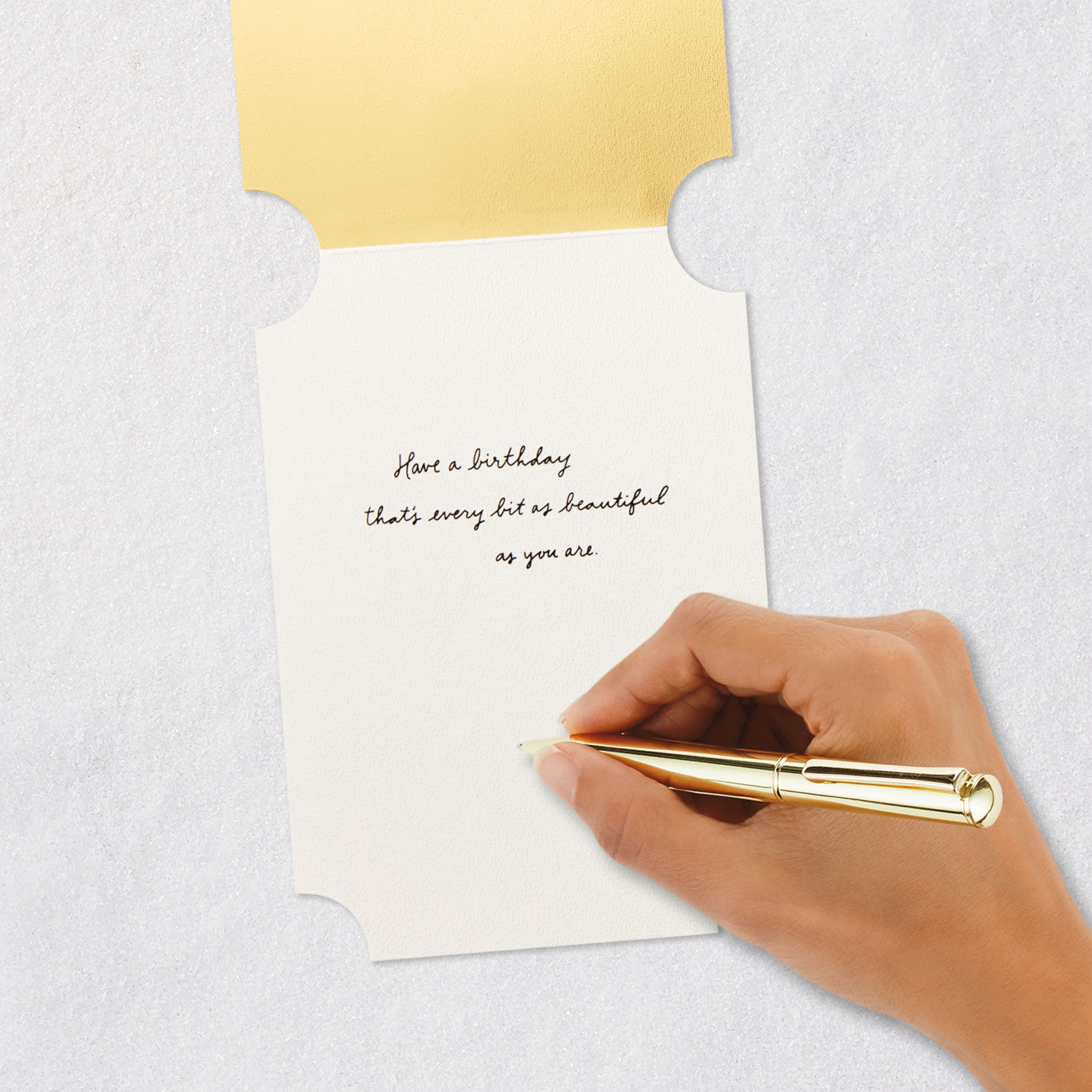 Woman's Fancy Outfit Birthday Card for Her Signing card image number 6