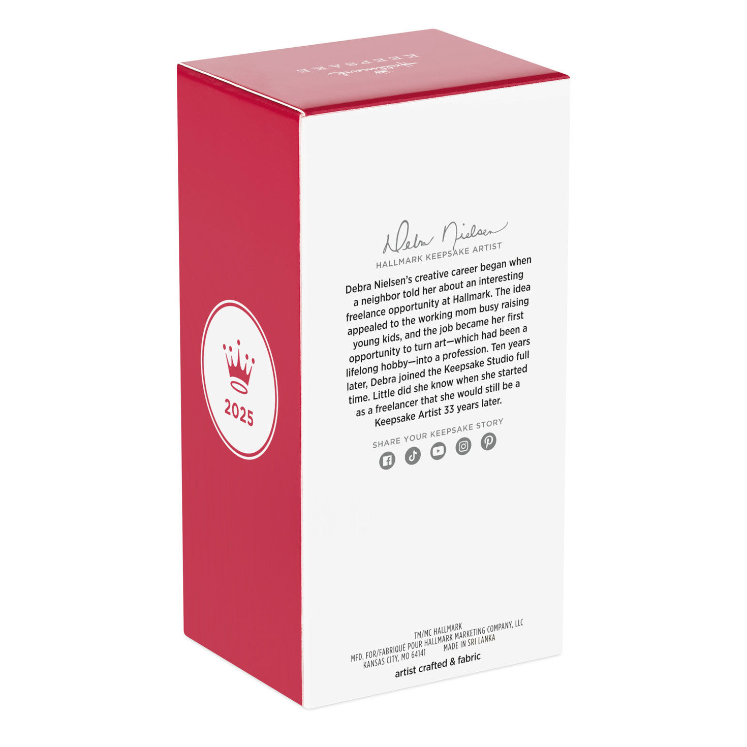 Barbie Pink Outfit Keepsake Ornament package back image number 8