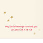 Gold Snowflake Minister Religious Christmas Card scripture image number 3