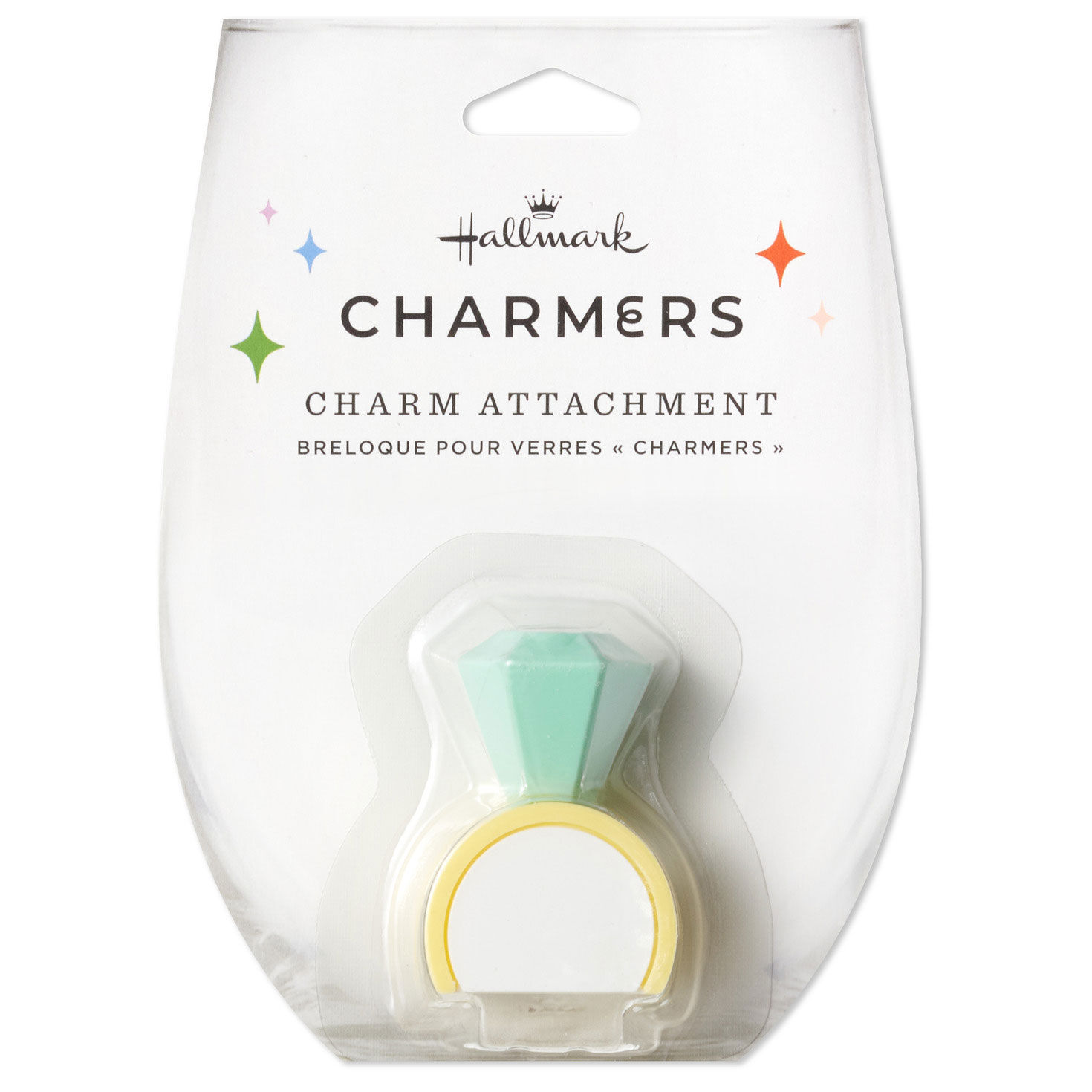 Charmers Diamond Ring Silicone Charm, 1.8" H, , large image number 4