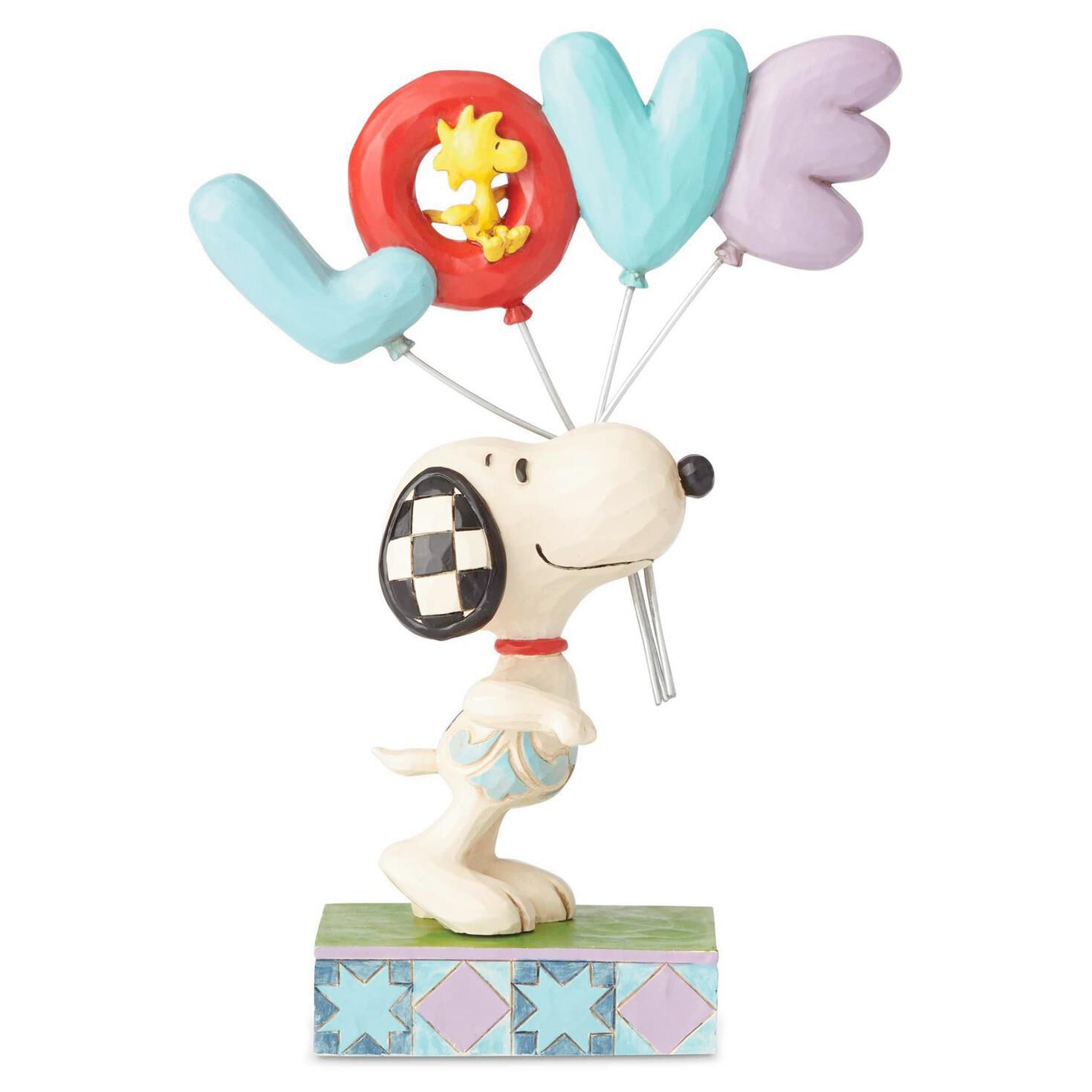Jim Shore Peanuts Snoopy Love Balloons Figurine 7 5 Figurines Hallmark