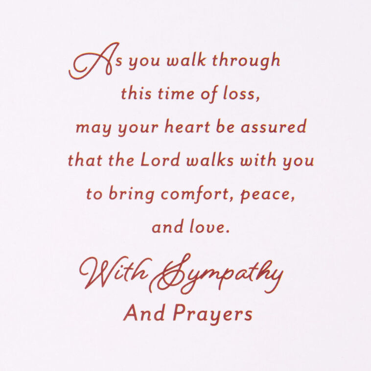 The Lord Is With You Religious Sympathy Card for Loss of Loved One - Greeting Cards | Hallmark the-lord-is-with-you-religious-sympathy-card-for-loss-of-loved-one-greeting-cards-hallmark