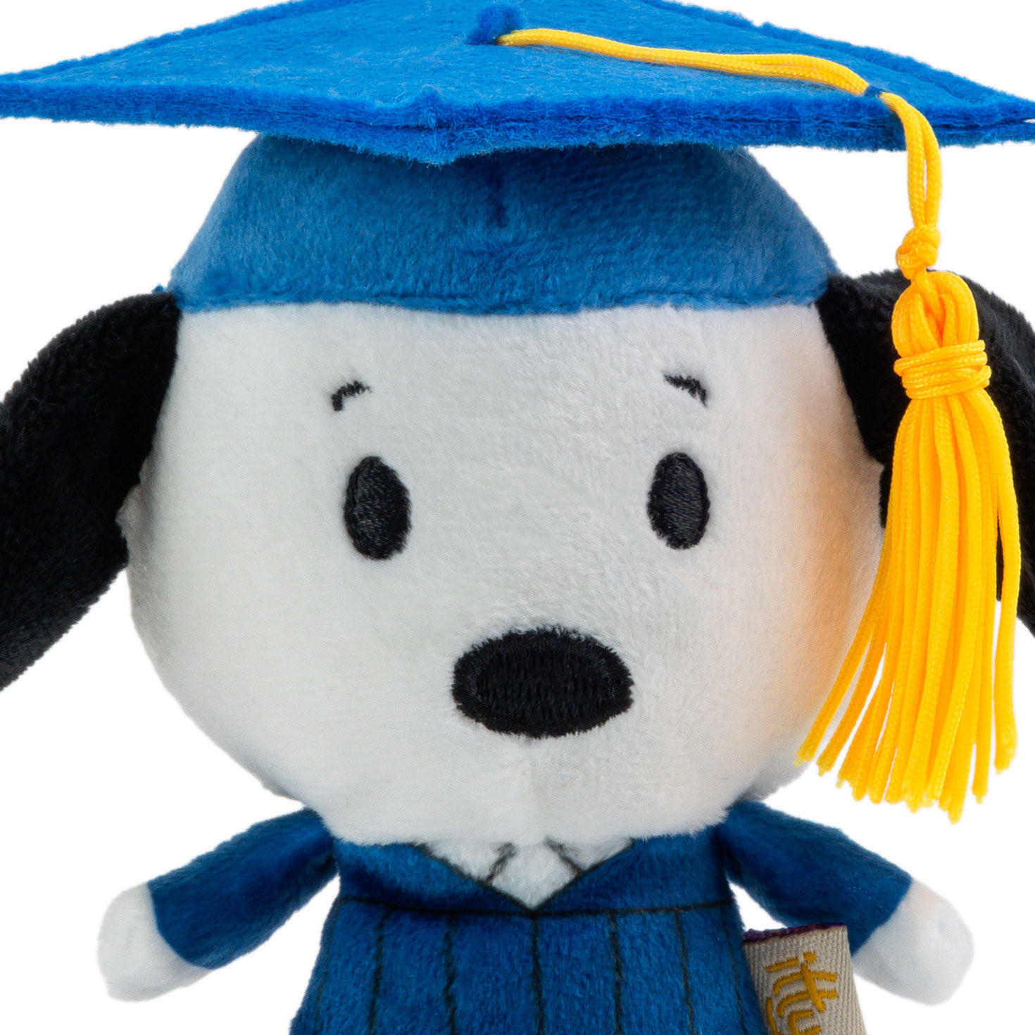 Peanuts Snoopy in Grad Gown and Hat Plush itty bittys upclose view image number 5