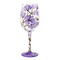 Butterfly Jubilee Handpainted Wine Glass  image number 2