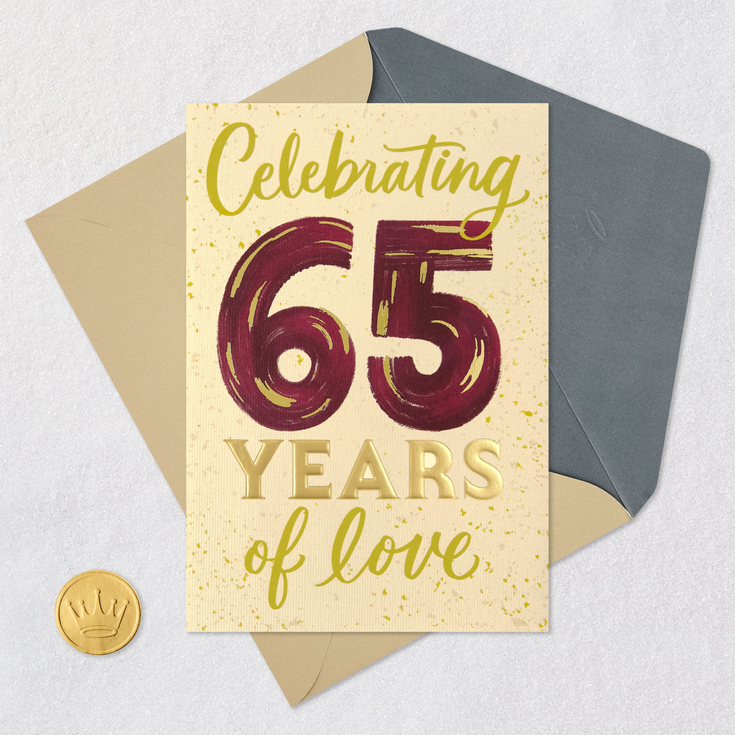 Surrounded By Loving Wishes 65th Anniversary Card for Couple for only USD 5.59 | Hallmark