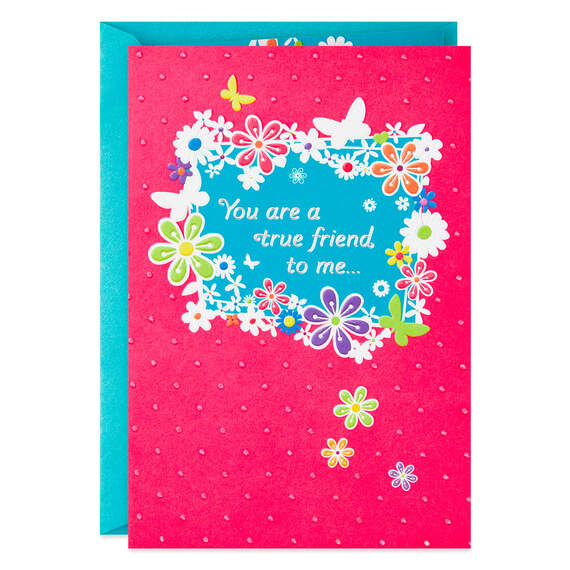 Thanks for Being a True Friend Birthday Card, , large image number 1