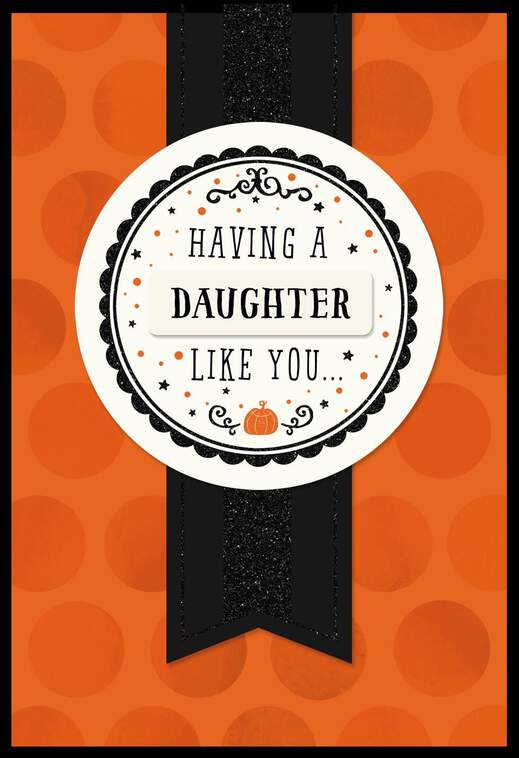 You're a Treat Halloween Card with Customizable Female Relative Stickers, , large image number 1