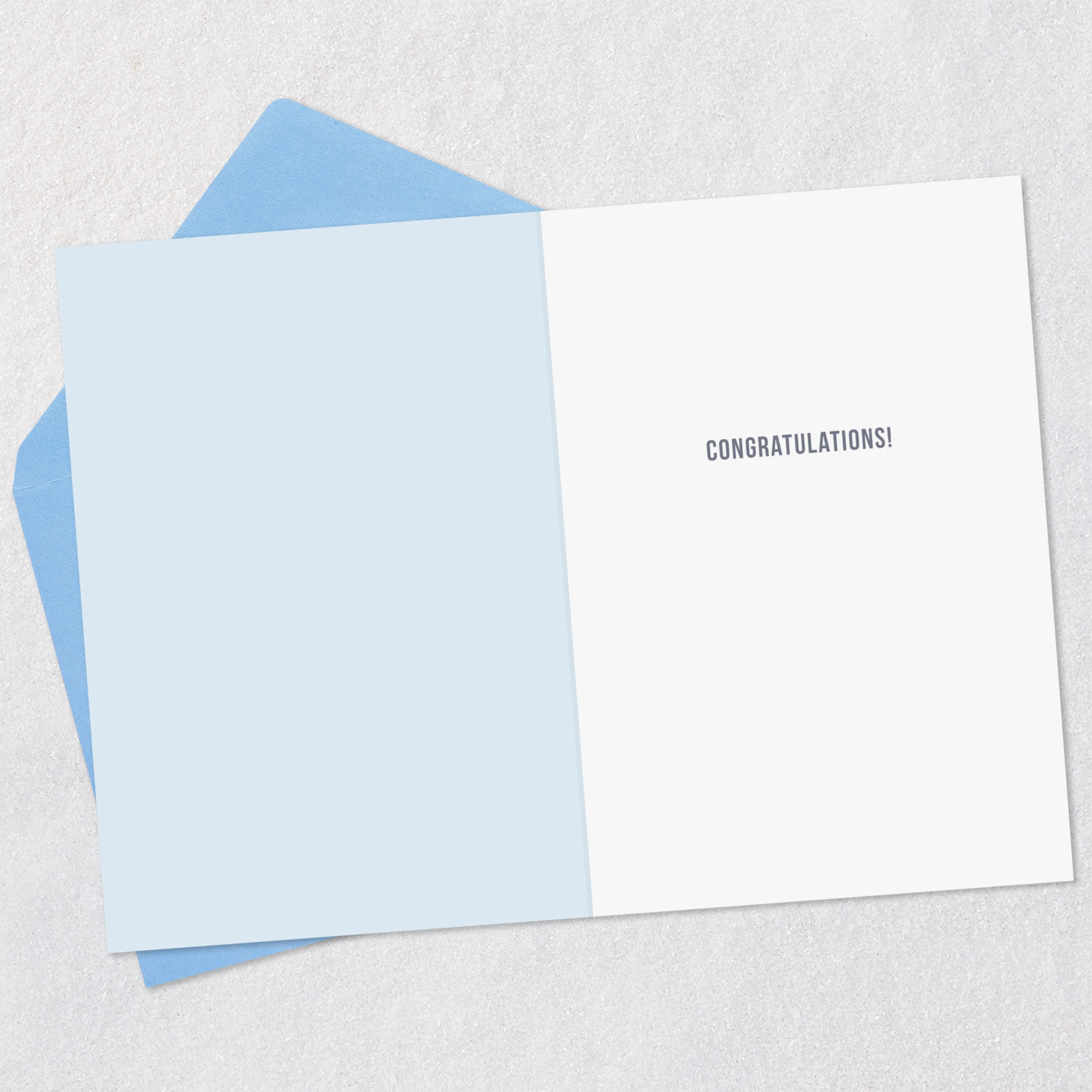 Unicorns Believe in You Funny Congratulations Card Open card with envelope image number 3