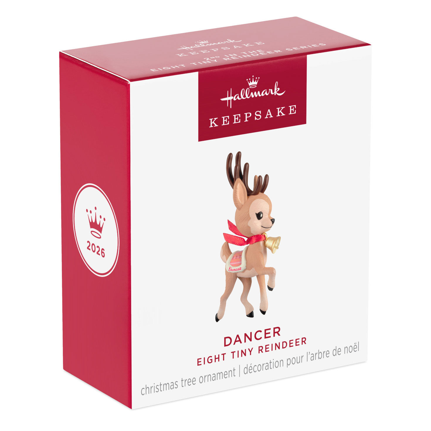 Dancer Reindeer Keepsake Ornament Package Front image number 7